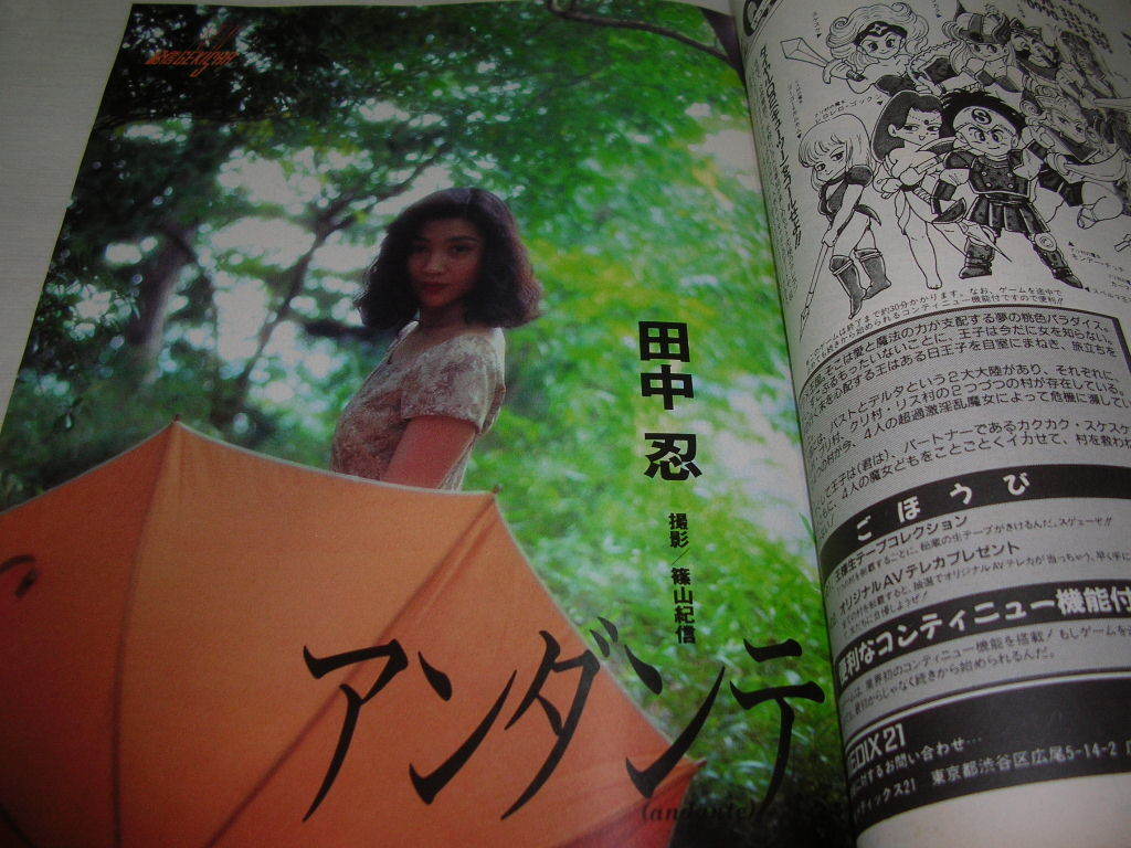GORO NO.23 1990年11月22日号 酒井法子 表紙+ピンナップ 田中忍 栗原
