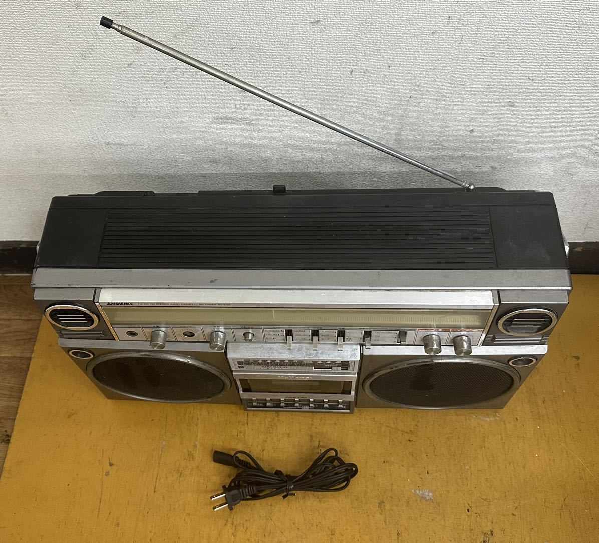 National ナショナル FM⁄AMステレオラジオカセットレコーダー 元箱 RX