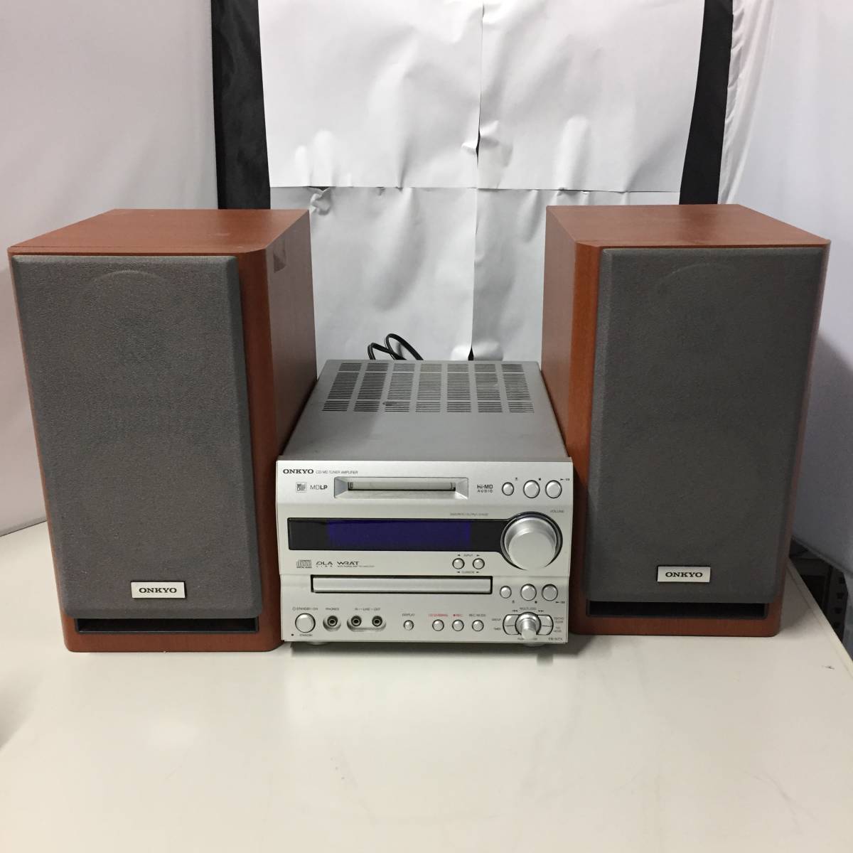 オーディオ機器 ONKYO FR-N7X D-N7FX スピーカーセット CD/MDミニコンポ