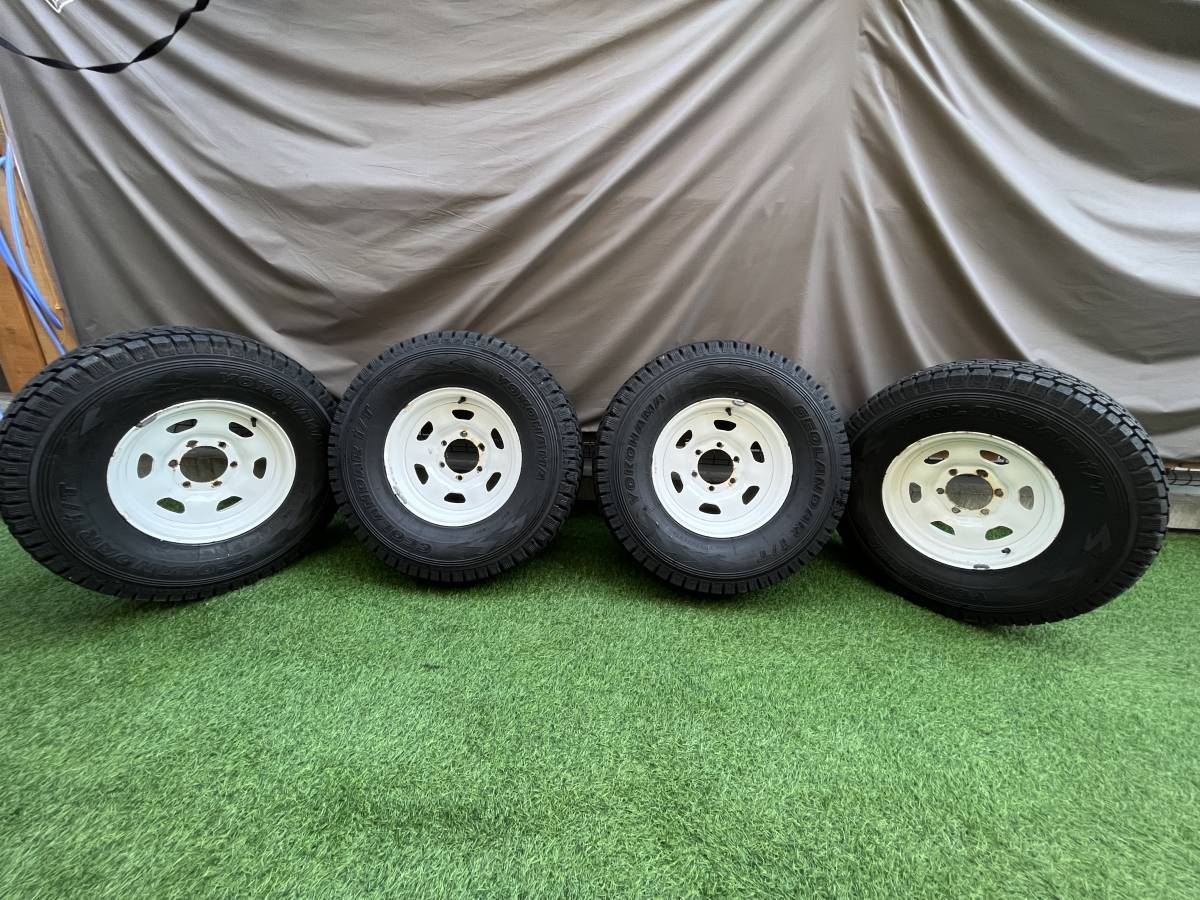 ランクル60純正ホイール+バリ山スタッドレス（YOKOHAMA GEOLANDAR I/T 