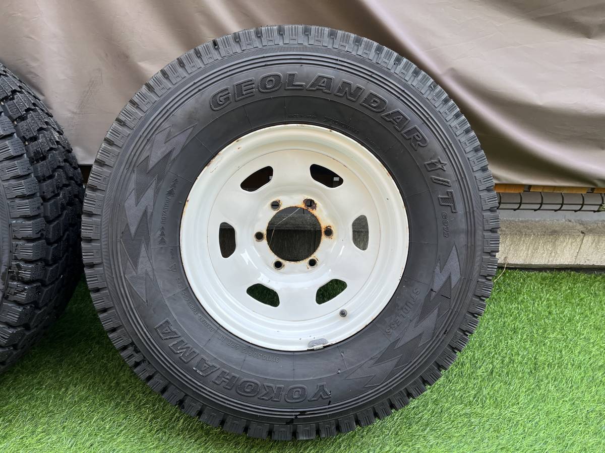 ランクル60純正ホイール+バリ山スタッドレス（YOKOHAMA GEOLANDAR I/T 