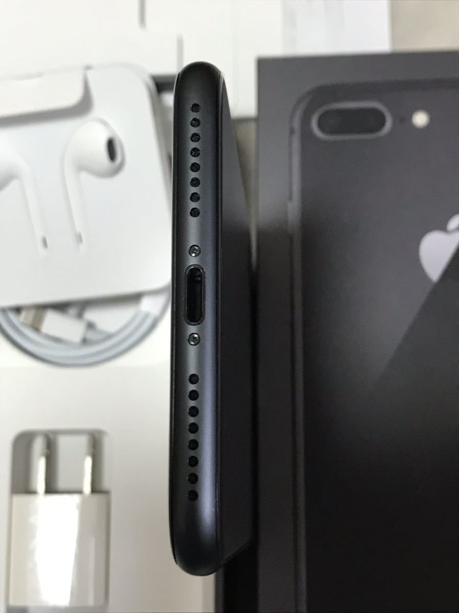 美品100%】SIMフリーiPhone8 Plus iPhone8plus 256GB GRAY アイフォン8