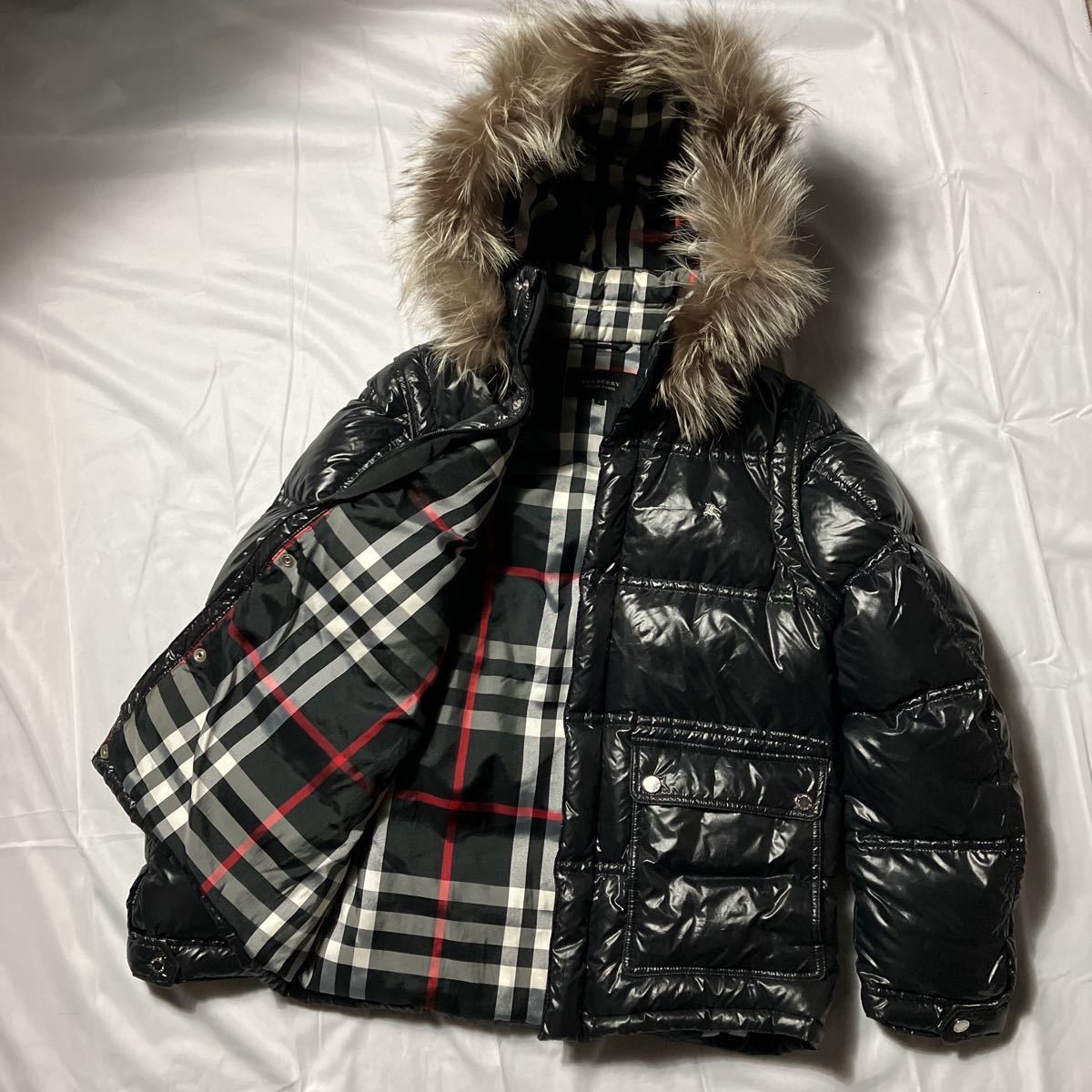 極美品] 1円 BURBERRY BLACK LABEL バーバリーブラックレーベル ダウン 