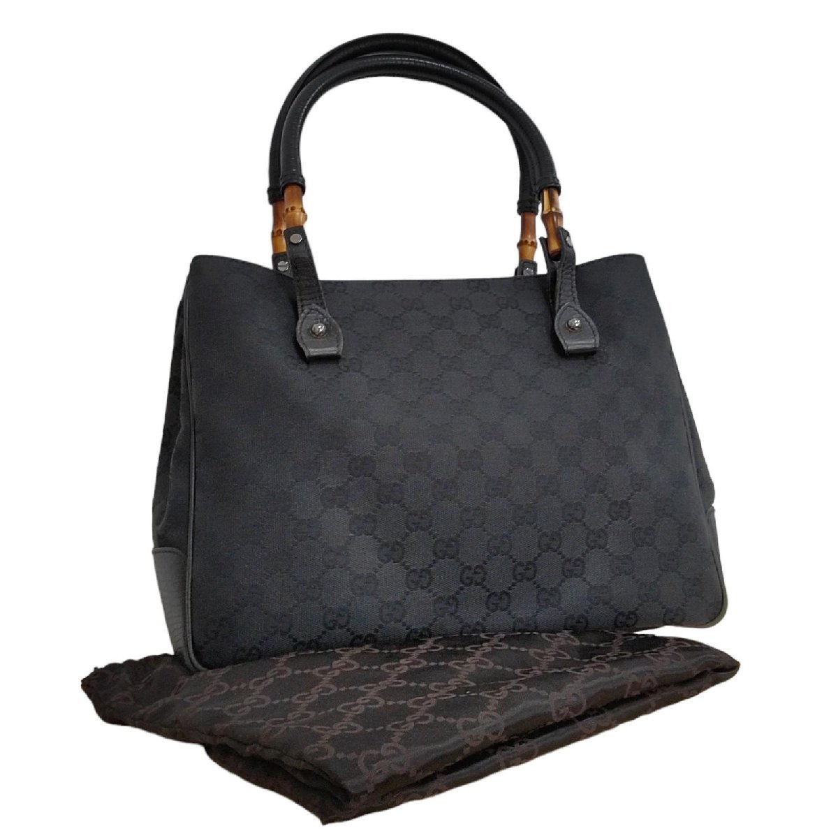 GUCCI グッチ GGキャンバス トートバッグ 112526 黒 トートバッグ 