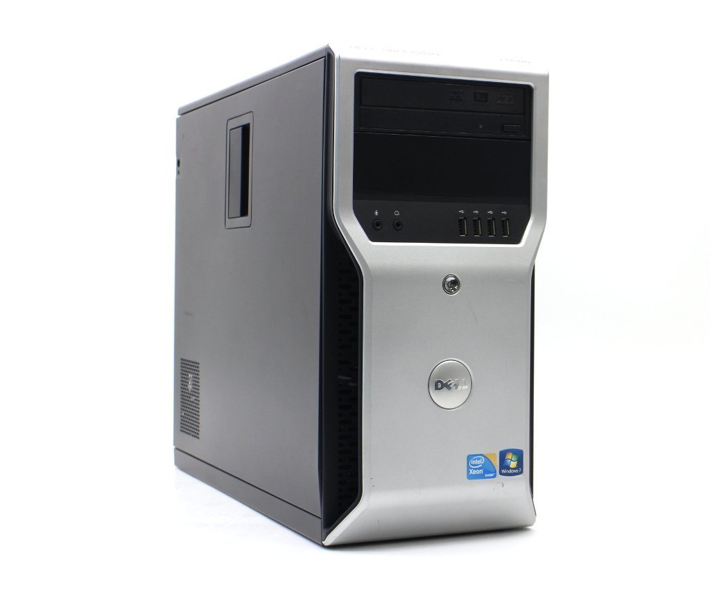 DELL Precision Workstation T1600 Xeon E3-1225 3.1GHz 8GB 500GB(HDD) DisplayPort/アナログRGB出力 DVD+-RW Windows7 Pro 64bit