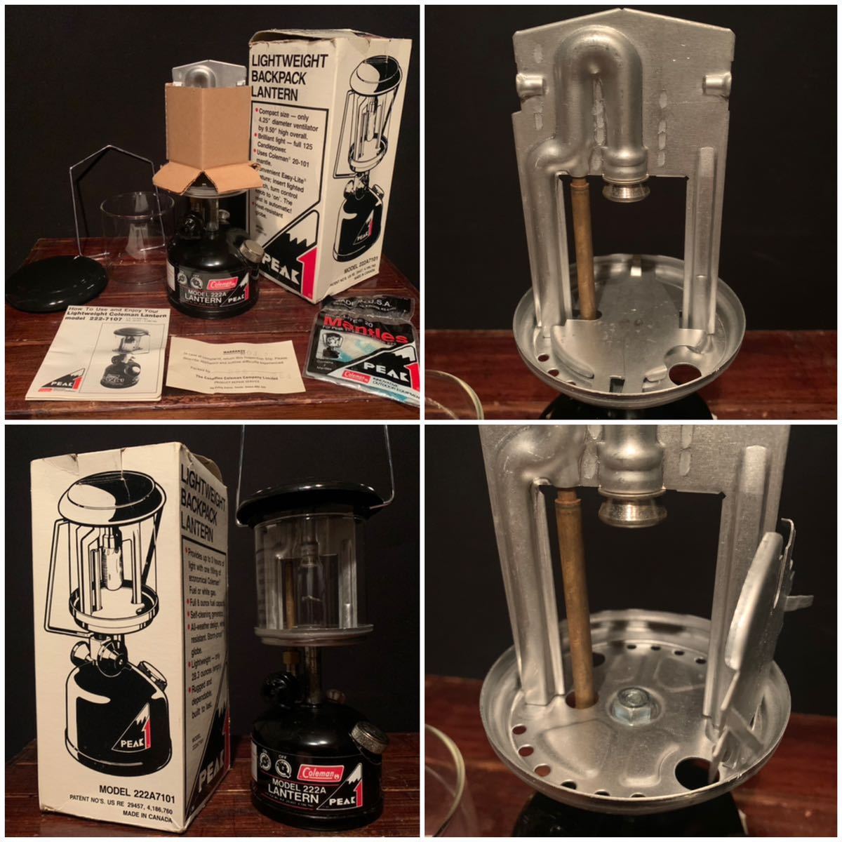 コールマン☆Coleman☆未使用 茶 PEAK1 MODEL 400 80年10月製！