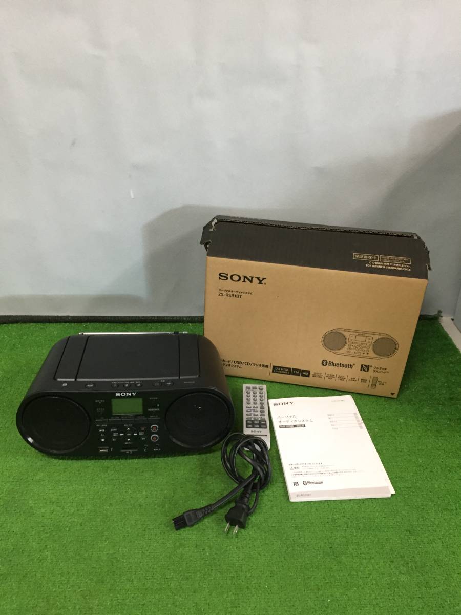 SONY パーソナルオーディオシステム ZS-RS81BT 本体一式 SONY ソニー パーソナルオーディオシステム ZS-RS81BT Bluetooth FM AM