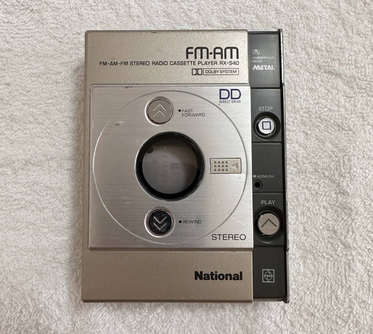 National ナショナル カセットプレーヤー RX-S40 当時物 Yahoo