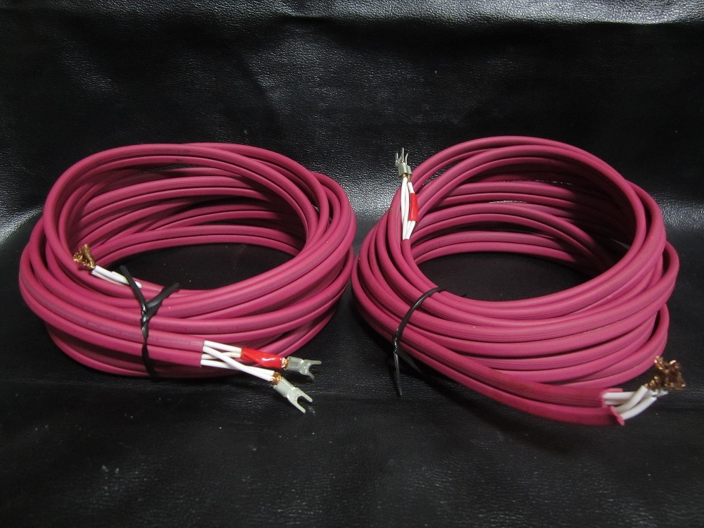 audio-technica PCOCC スピーカーケーブル 5.5m×2本 中古品