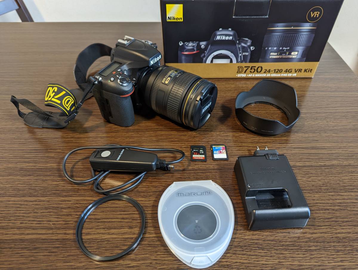 爆買い，送料無料 極上品 ニコン Nikon D750 AF-S NIKKOR 24-120mm f/4G