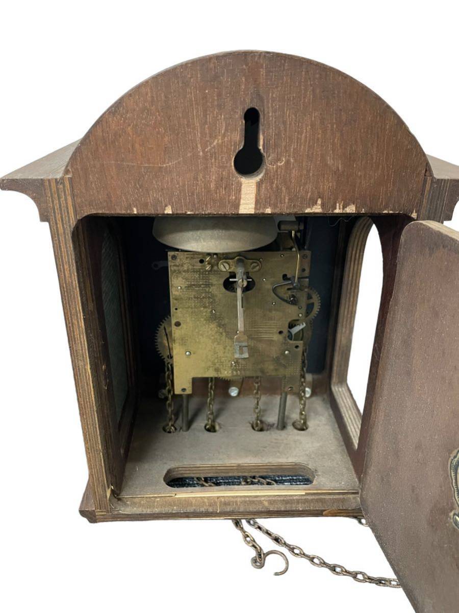 2893】中古アンティーク 置時計 Warming ワルミンク WUBA 装飾ムーン