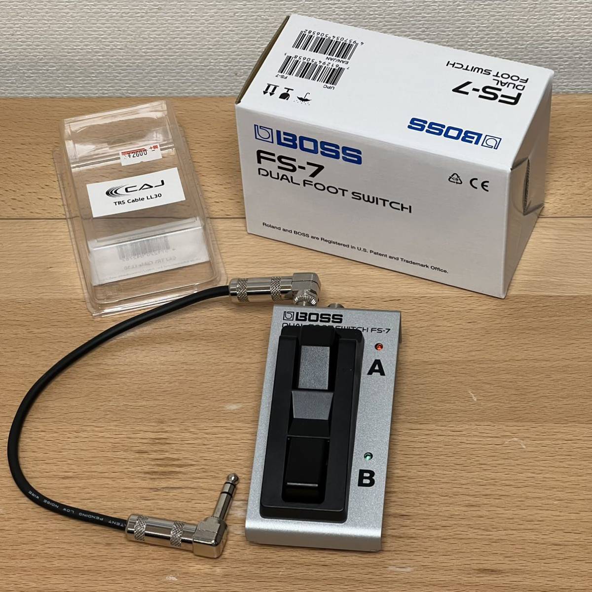 ケーブルセットですぐ使える】BOSS デュアルフットスイッチ FS-7 BOSS