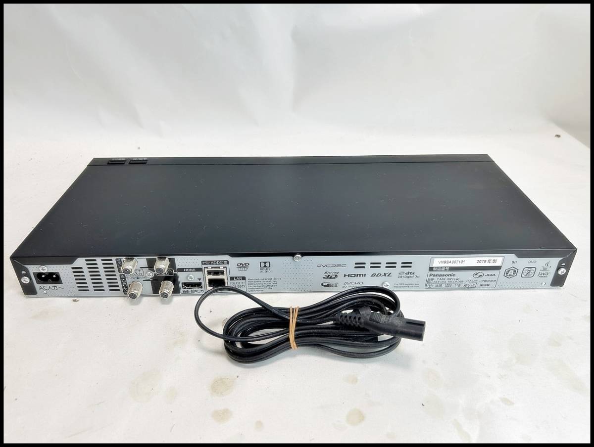 ★Panasonic パナソニック HDD/BDレコーダー DMR-BRS530 2019年製 本体のみ 現状品★ Panasonic パナソニック | ヨドバシ.com DMR-BRW510 ディーガ