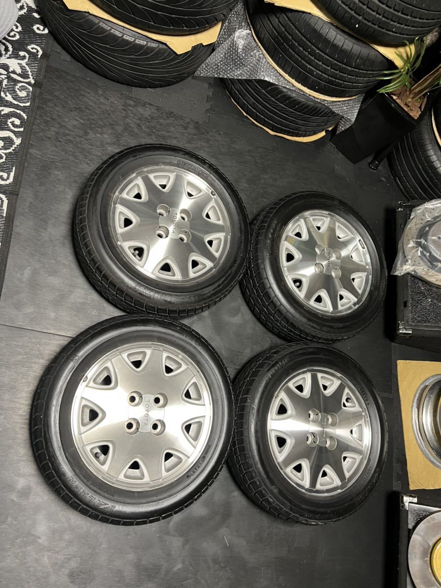 トヨタ AE92 スプリンタートレノ カローラレビン 純正当時物タイヤ 