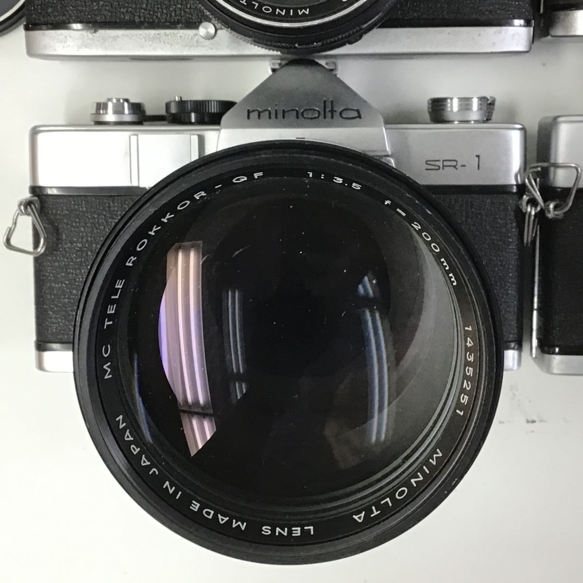 MINOLTA SRT101 ， SR-3 ， SR-7 + レンズ 1.4/58 ， 3.5/200 他 一眼