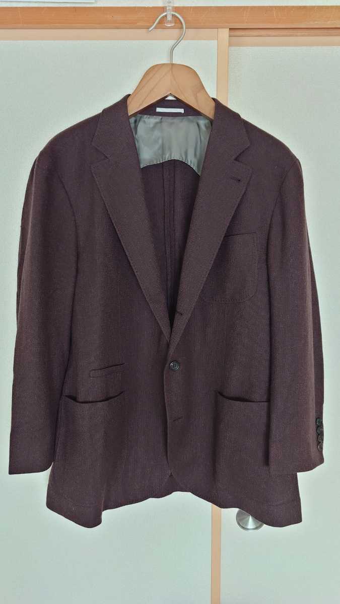 美品　ブルネロクチネリ　カシミヤ&シルク　ジャケット ブルネロクチネリ BRUNELLO CUCINELLI 尾州カシミヤブレンド定番ヘリンボーン ジャケット(2024年モデル) 3B段返り