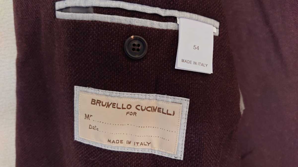美品　ブルネロクチネリ　カシミヤ&シルク　ジャケット ブルネロクチネリ BRUNELLO CUCINELLI 尾州カシミヤブレンド定番ヘリンボーン ジャケット(2024年モデル) 3B段返り