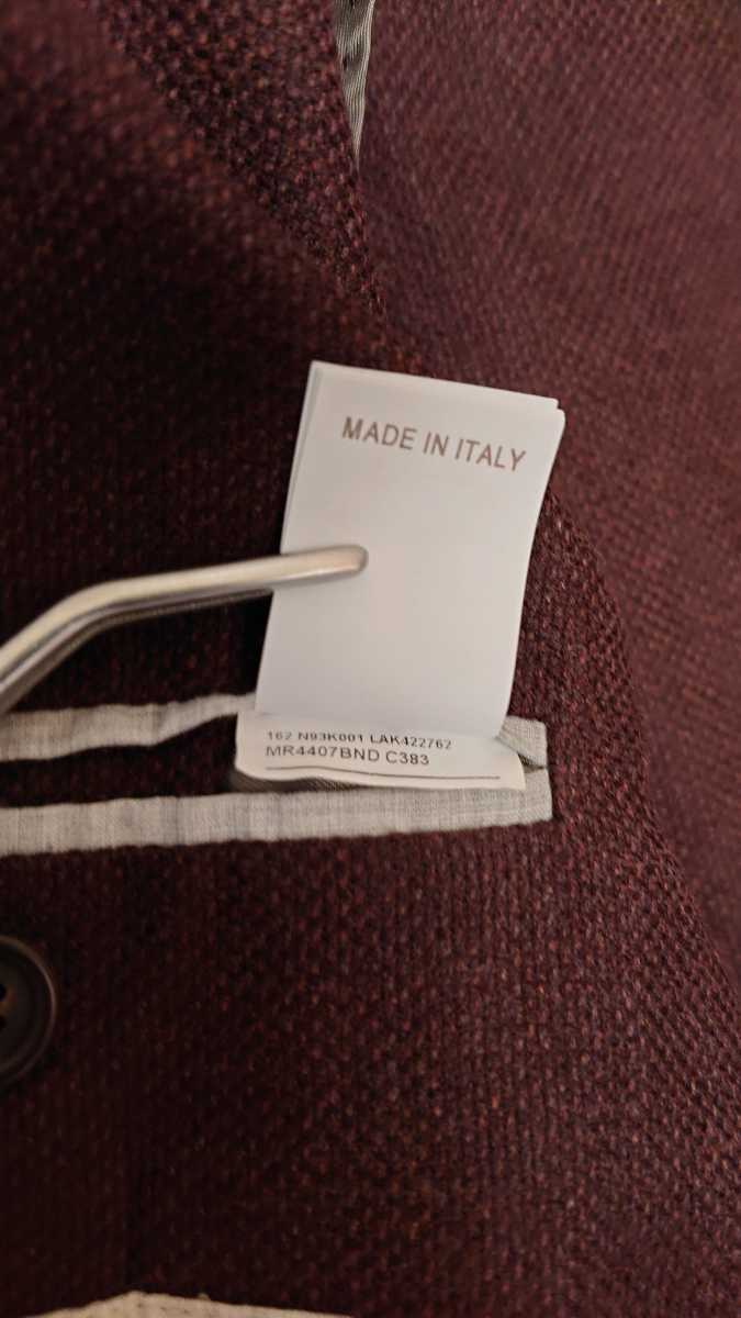 美品　ブルネロクチネリ　カシミヤ&シルク　ジャケット ブルネロクチネリ BRUNELLO CUCINELLI 尾州カシミヤブレンド定番ヘリンボーン ジャケット(2024年モデル) 3B段返り