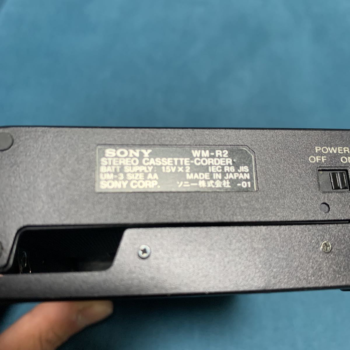通電確認済み 希少 SONY ソニーWM-R2 カセットウォークマン 本体のみ