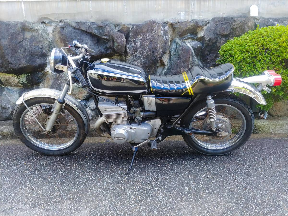 GT550 エンジン始動○ 書類付き レストアベース 部品取り (GT250 GT380 