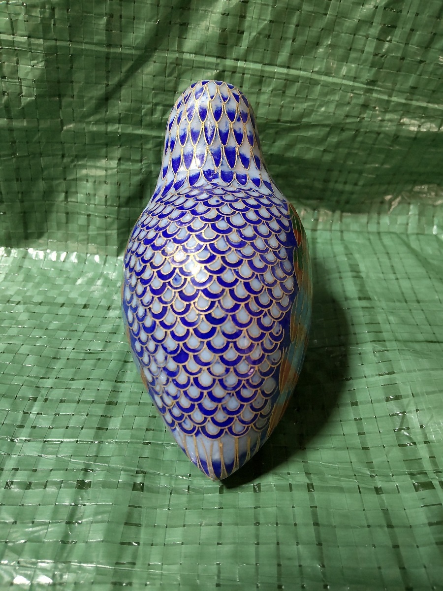 品質保証，セール 七宝焼き 置物 小物入れ 中国 伝統工芸 馬 鳥 鶏