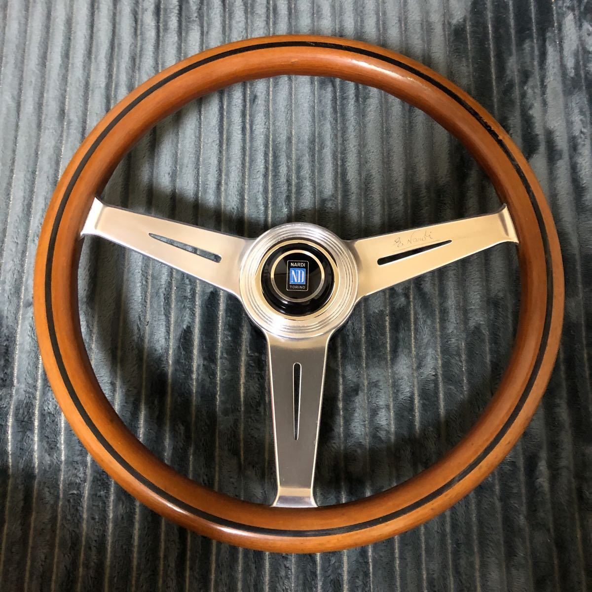 極上品 ナルディ ウッドステアリング 36.5 NARDI パーツ 自動車