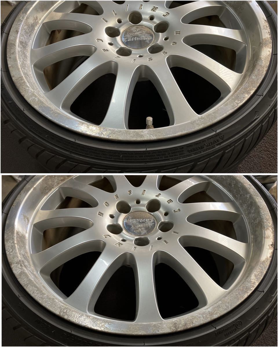 カールソンCR1/11 19インチ 8.5J+40 10J+45 5穴 PCD114.3 M12 ハブ