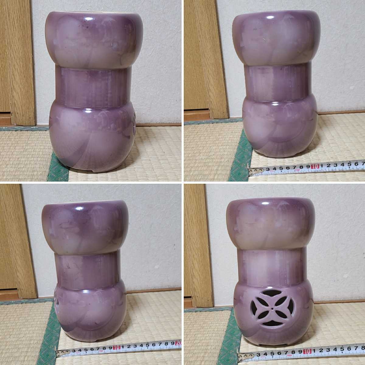 和善 涼炉 煎茶道具 茶道具 煎茶道具 涼炉 萬歴赤絵 高野昭阿弥作 炭用