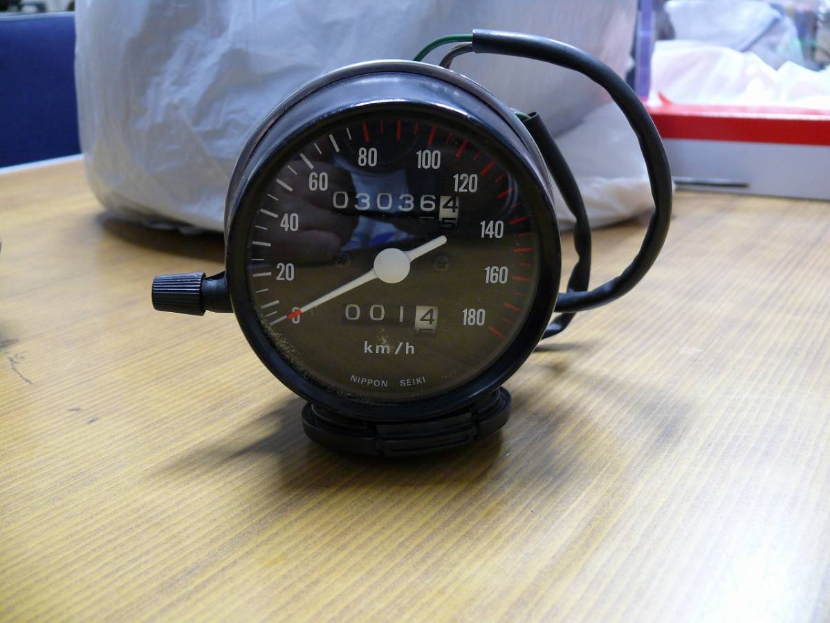 CB400F・スピードメーター・走行3036キロ・倉庫整理品・NIPPON-SEIKI