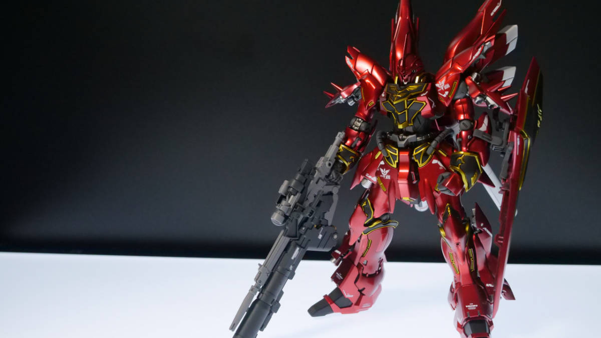 RG シナンジュ　塗装済完成品_9