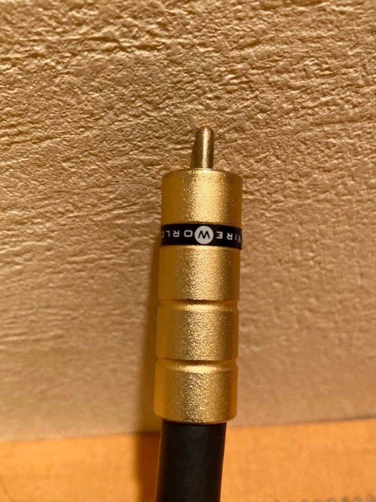 ☆WIRE WORD ワイヤーワールド POLARIS III 1m MADE IN USA RCAピン