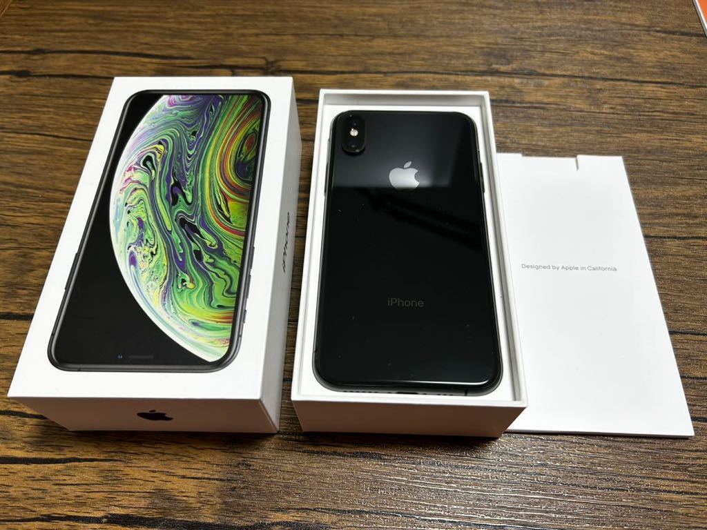 送料無料】iPhone XS スペースグレイ 64GB au 残債無し 利用制限無し