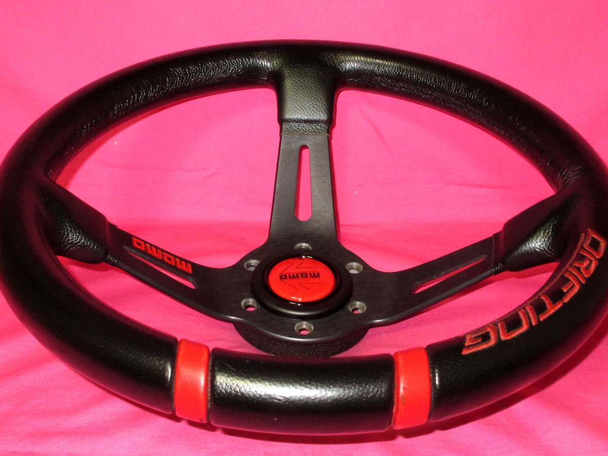 4728 正規品 MOMO DRIFTING モモドリフティング 小径33Φ レッド 