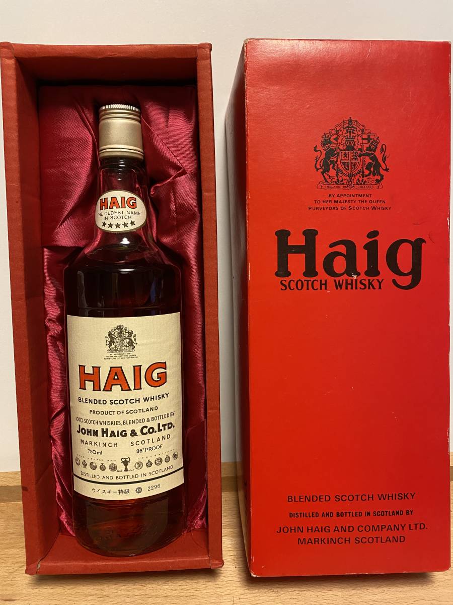 雑貨】 古酒 未開栓 HAIG ヘイグ スコッチ・ウイスキー 特級 760ml