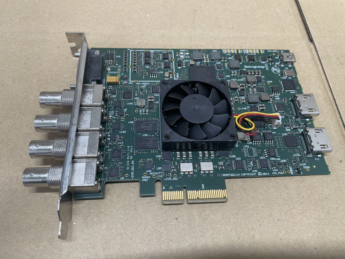 ジャンク DeckLink 4K Extreme ビデオキャプチャカード ⑤Blackmagic Design DeckLink 4K Extreme【ブラックマジックデザイン