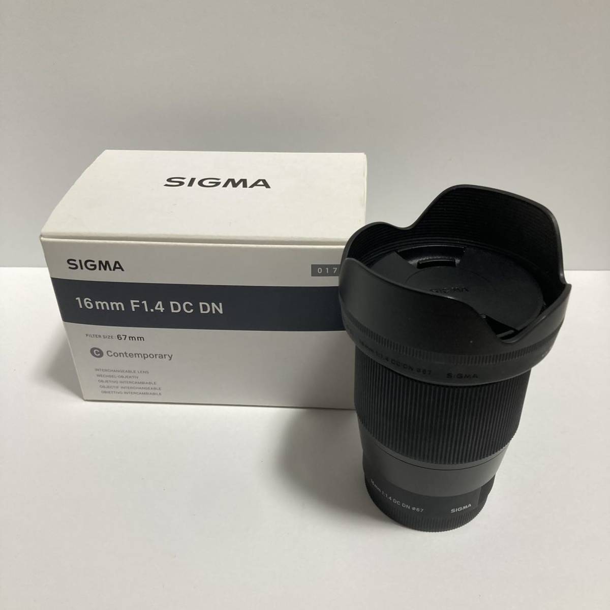 SIGMA 16mm F1.4 DC DN Contemporary C017 SONY Eマウント APS-C用 DC DN