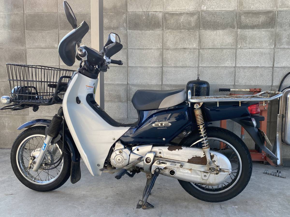 ホンダ スーパーカブ50 プロ FI インジェクション低走行 キック セル一