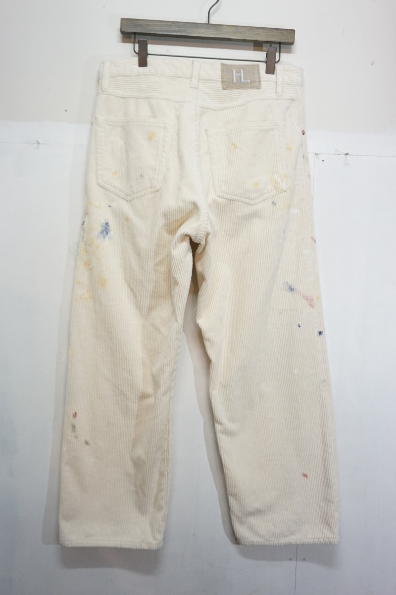 21AW HERILL ヘリル Heavy Selvidge Corduroy Splash 4pk ペイント加工