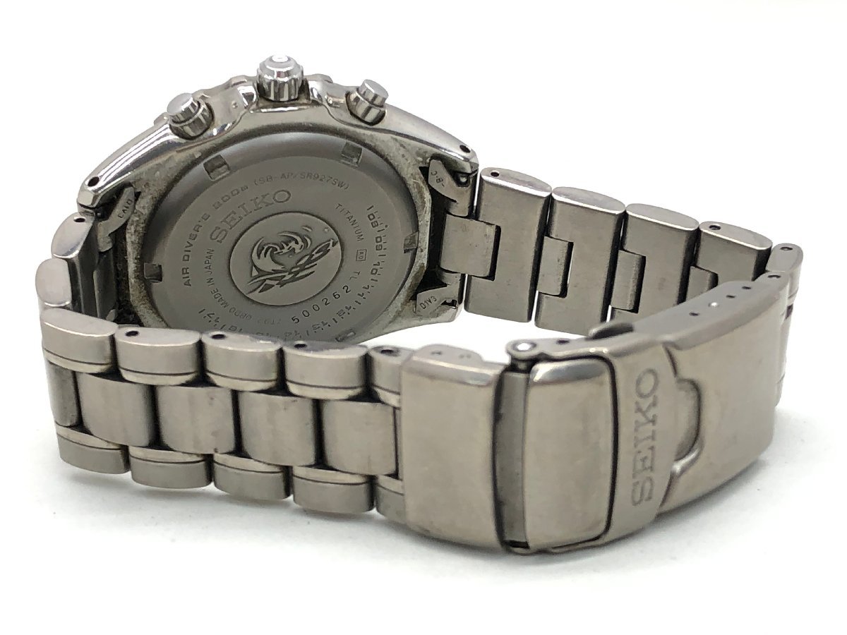 SEIKO SCUBA 7T92-0BD0 クォーツ 腕時計 クロノグラフ メンズ ジャンク 