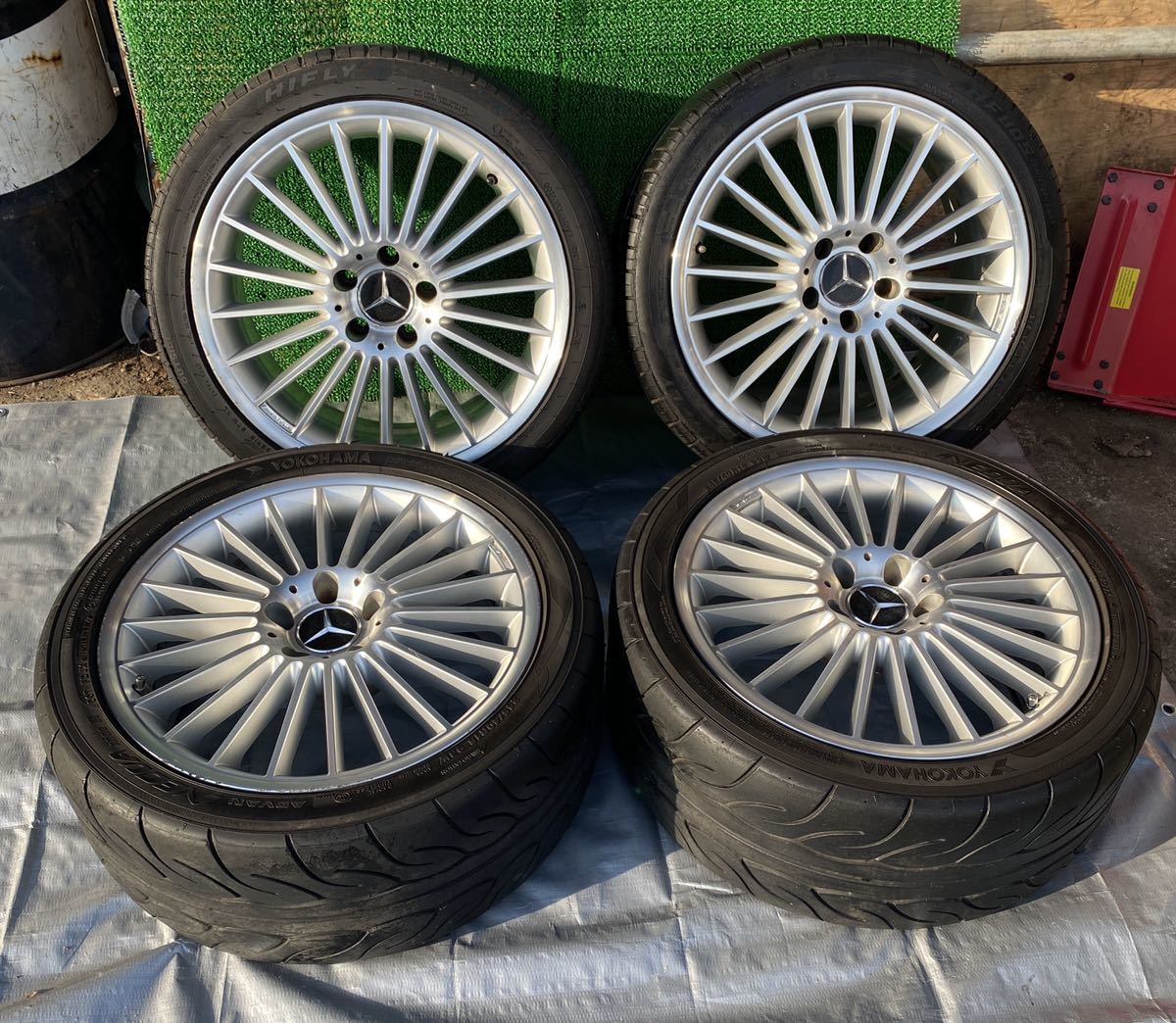 メルセデス ベンツ BANZE 18インチアルミホイール 4 本 セット ( 245