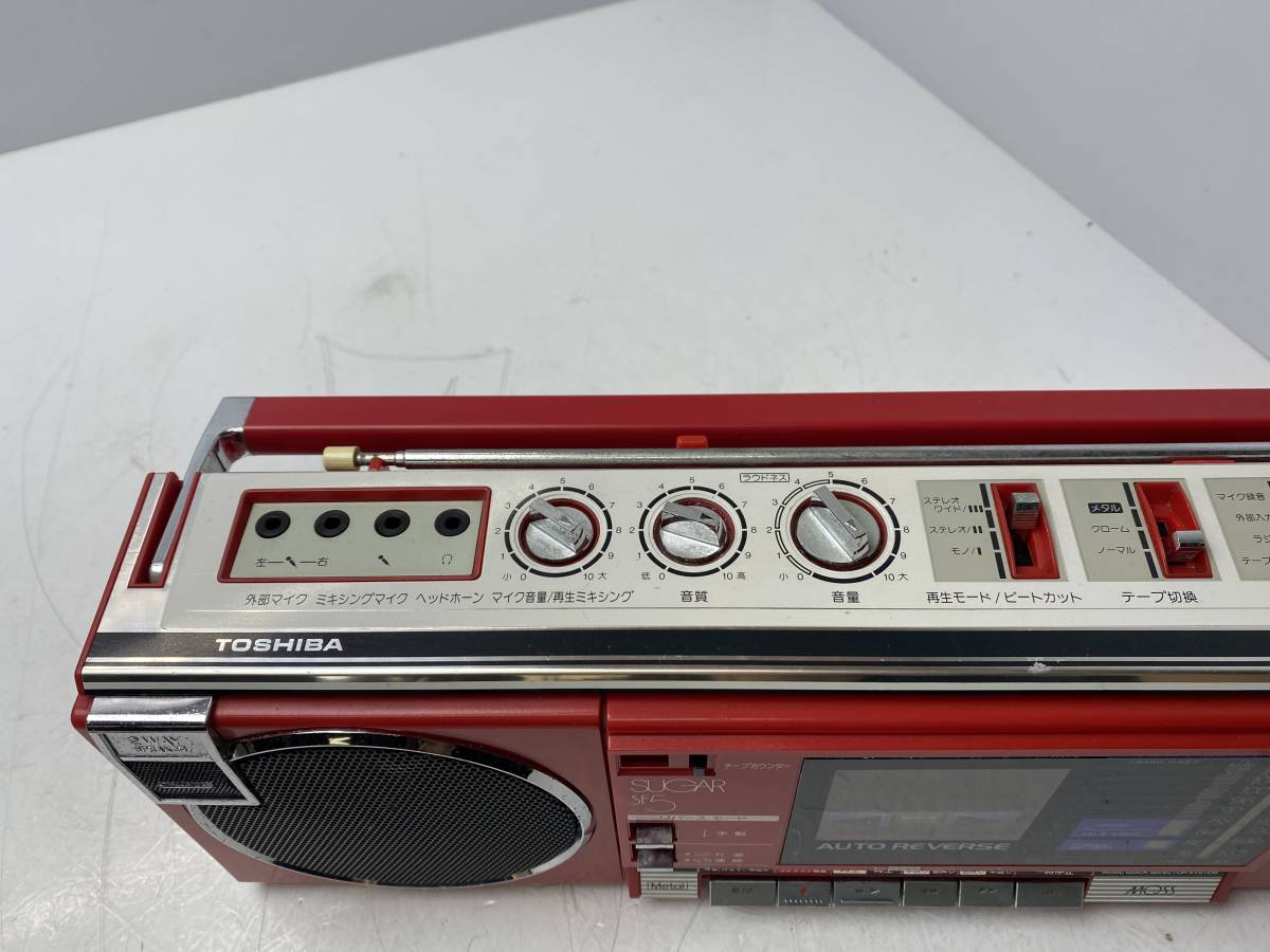 ☆TOSHIBA RT-SF5☆東芝 ステレオラジオカセットレコーダー ラジカセ