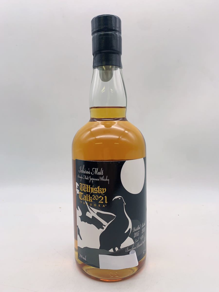 【未開栓】Ichiro's Malt イチローズモルト ウイスキートーク福岡 2021 月と失われゆく動物 ニホンライチョウ 2015-2021 63% 700ml WH9591