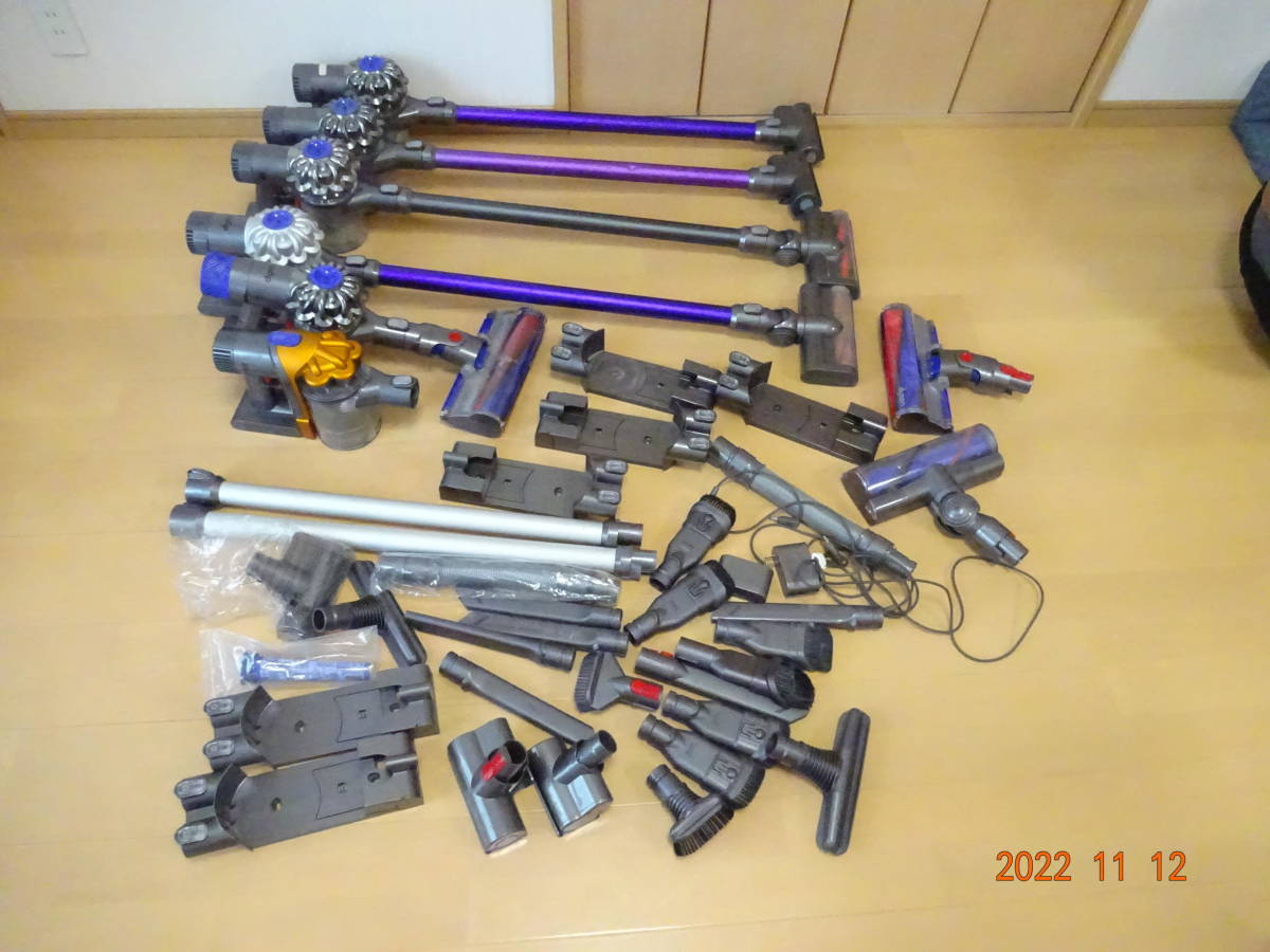 dyson ダイソン 掃除機 コードレス 6台セット まとめて DC62 3台/2018 