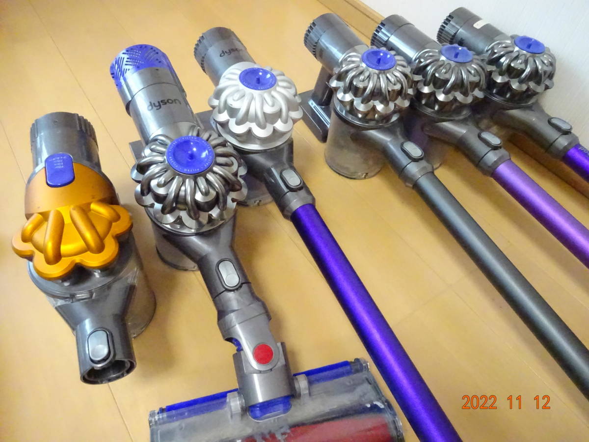 dyson ダイソン 掃除機 コードレス 6台セット まとめて DC62 3台/2018 