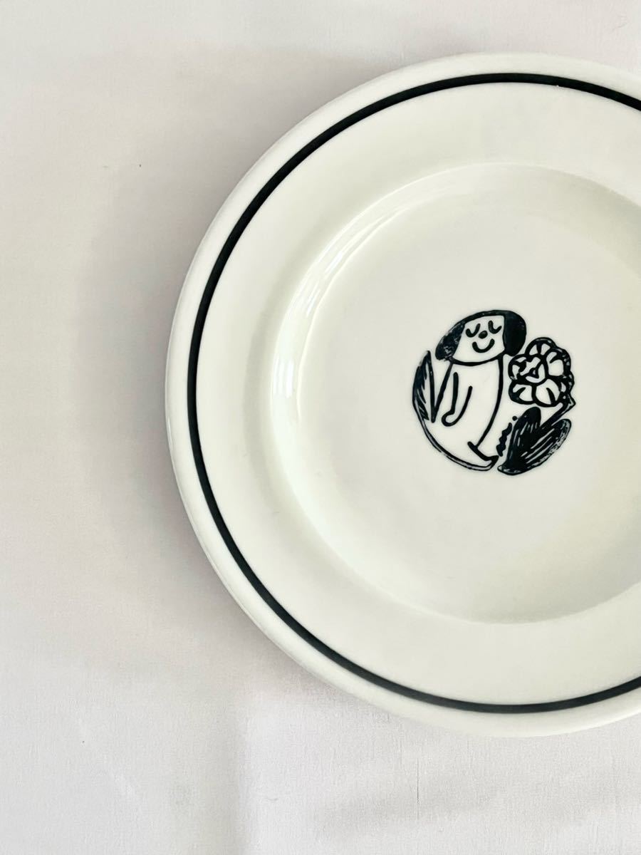 美品】鹿児島睦×JOHN JULIAN ノワール プレート 16cm ドッグ ノワール