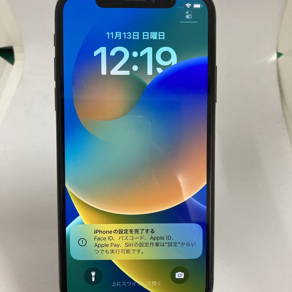 iPhone X SIMフリー 64GB スペースグレイ バッテリー状態100% iPhone X