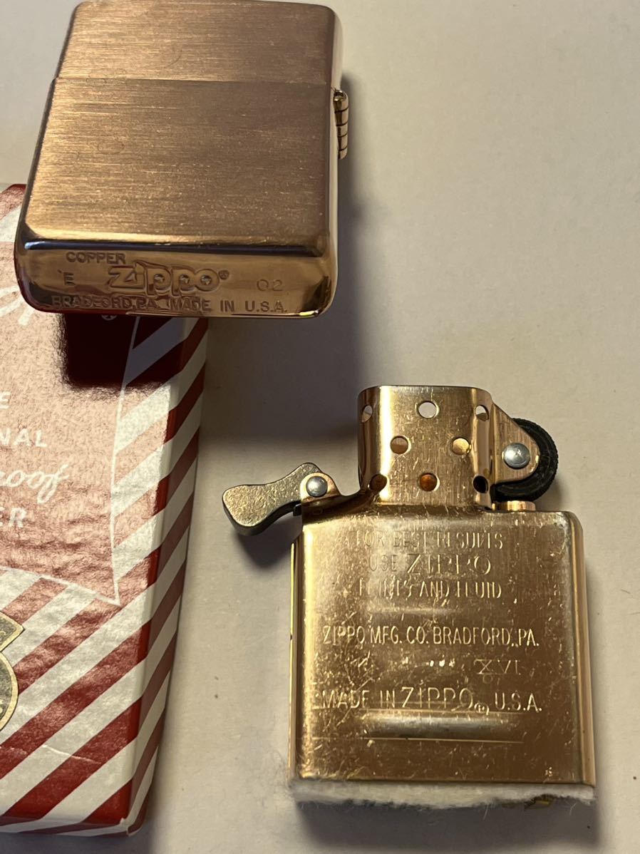 Zippo， Solid Copper/ソリッドカッパー(純銅)， 2002製 雑貨 ZIPPO