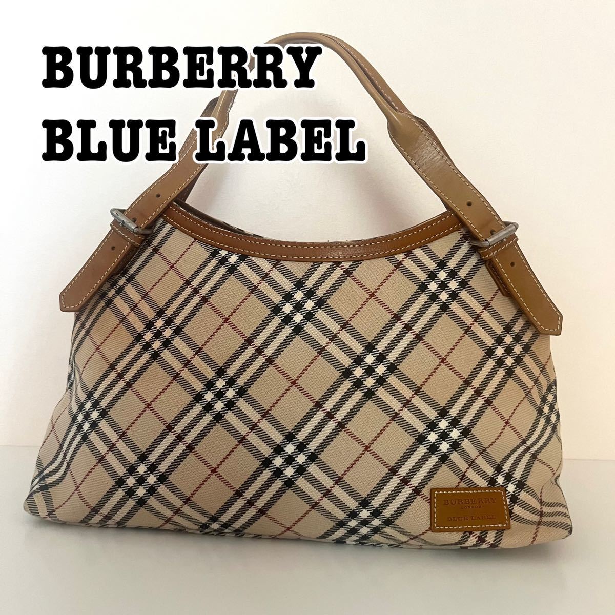 1円スタート BURBERRY BLUELABEL バーバリー ブルーレーベル ノバ 