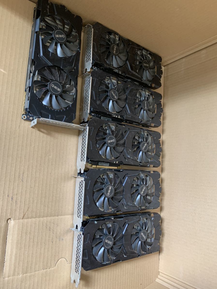 P104 x 6枚セット】影馳 NVIDIA P104-100（イーサリアム専用GPU) NVIDIA P104-100NITRO+