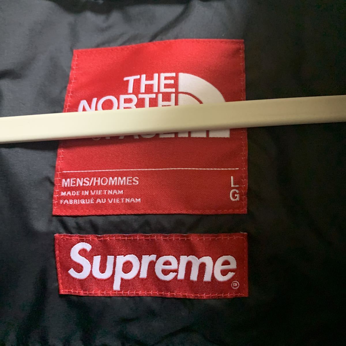 レアサイズ L 2回着用 状態良好【Supreme / The North Face Nuptse 